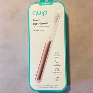 Quip Sonic Toothbrush with Metal Handle Copper